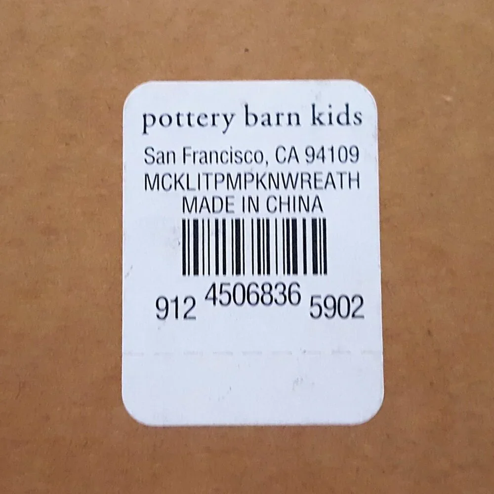 NEW Pottery Barn Disney Mickey Mouse in/outdoor Lit Halloween Pumpkin Wreath